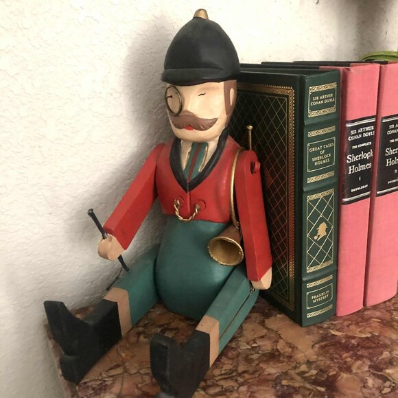 NWT MIDWEST IMPORTS British Master Fox Huntsman Wooden Figurine 17” - Picture 7 of 7